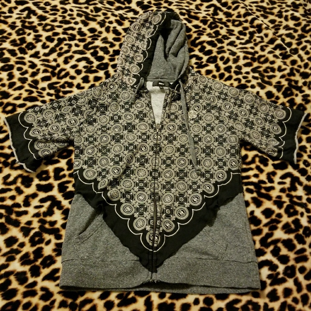Obey short sleeve hoodie
